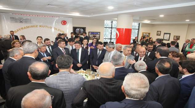 İttifaklar,Bayramlaşma töreninde bir araya geldi