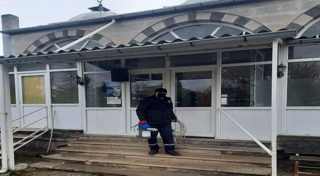 Çayıralan’da cami temizliği yapıldı