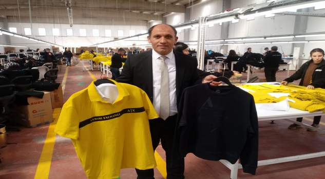 İtalyan Napoli takımının eşofmanları Yozgat’ta üretiliyor