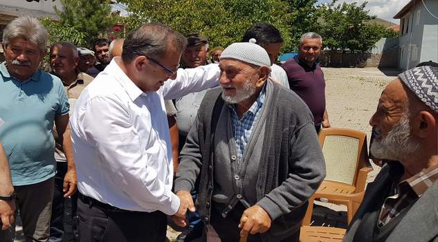 Vali Polat köy sakinleri ile bir araya geldi