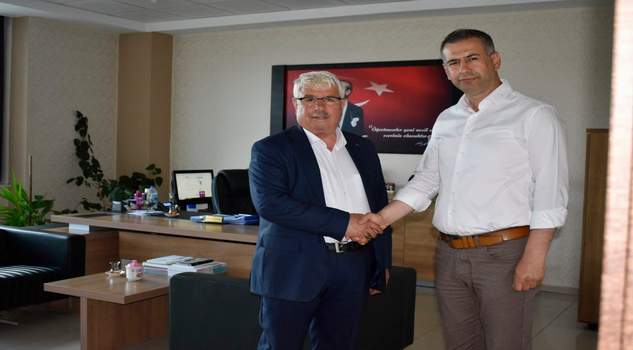 Yazıcı, personeli ile bayramlaştı