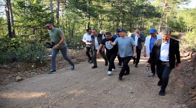 Vali Polat, incelemelerde bulundu