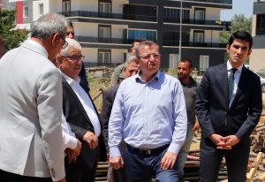 Vali Polat, okul inşaatını inceledi