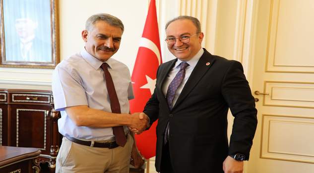 Rektör Yaşar’dan Vali Özkan’a hayırlı olsun ziyareti