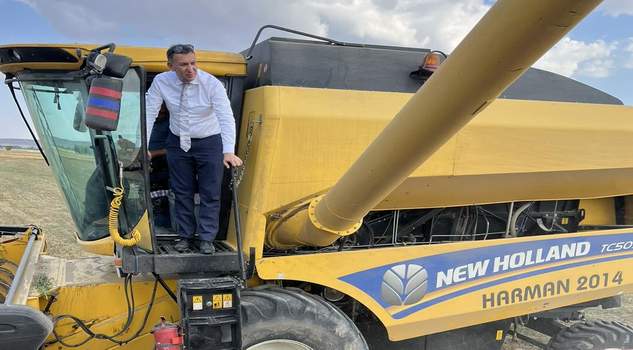 Sarıkaya’da siyah nohut hasadı yapıldı