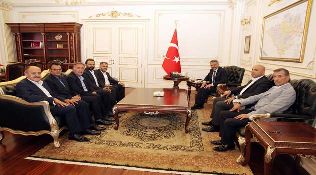Sendika temsilcilerinden Vali Özkan’a ziyaret