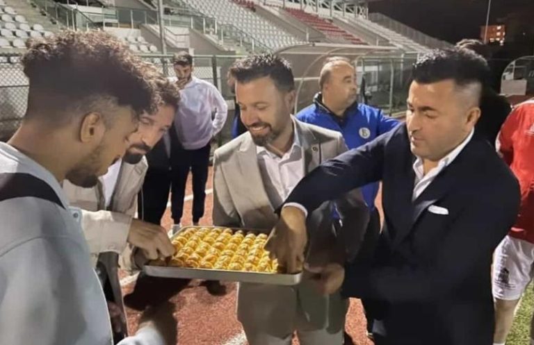 Milletvekili Şahan’dan sporculara tatlı ikramı