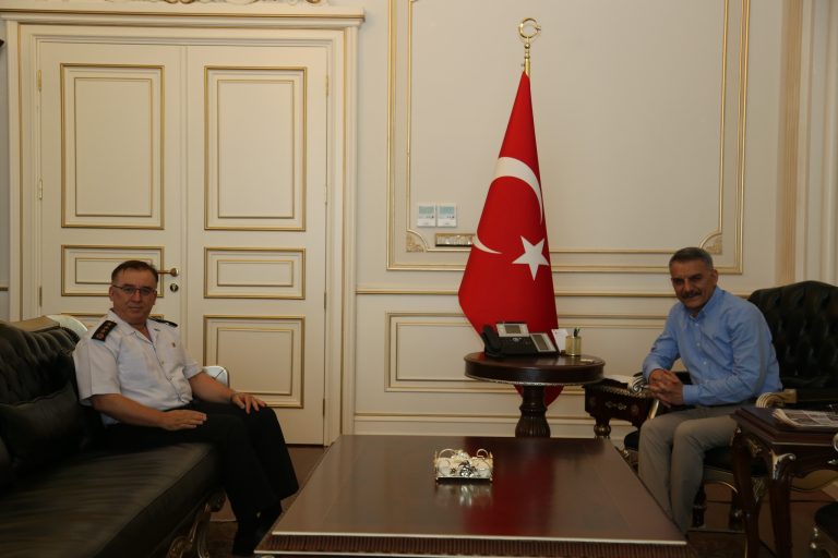 İl Jandarma Komutanı Özcan’dan Vali Özkan’a ziyaret