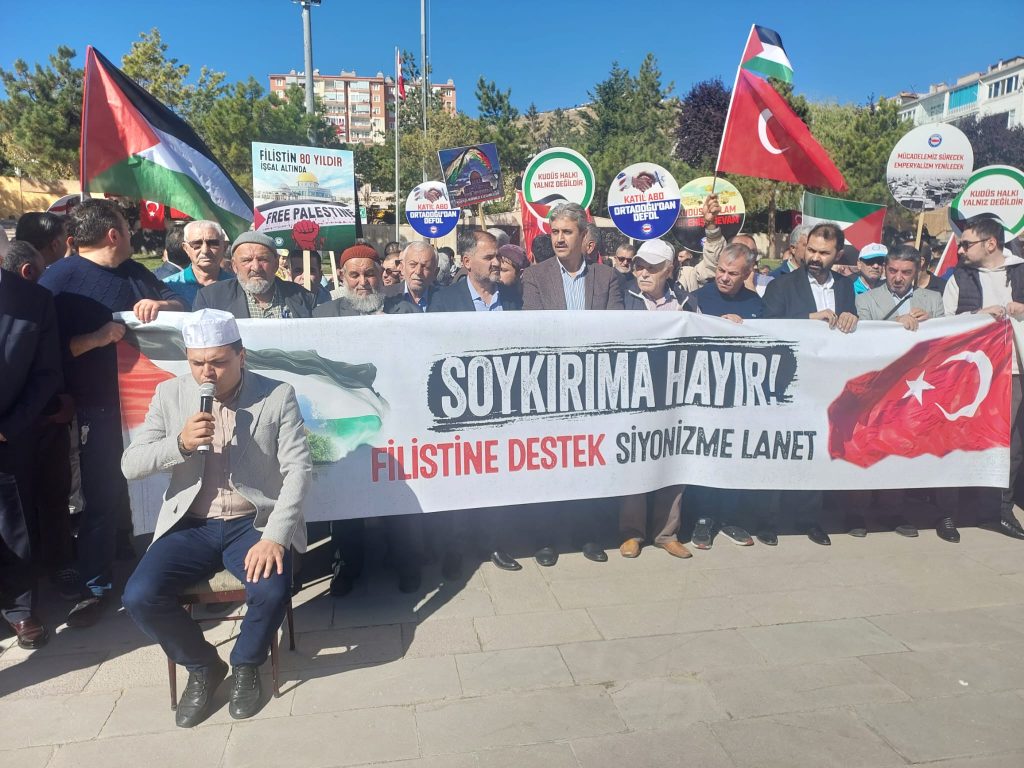 Yozgat’tan İsrail zulmüne tepki