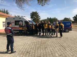 Jandarma ekipleri bilgilendirdi