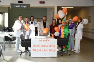 Lösemili çocuklar için renkli etkinlik