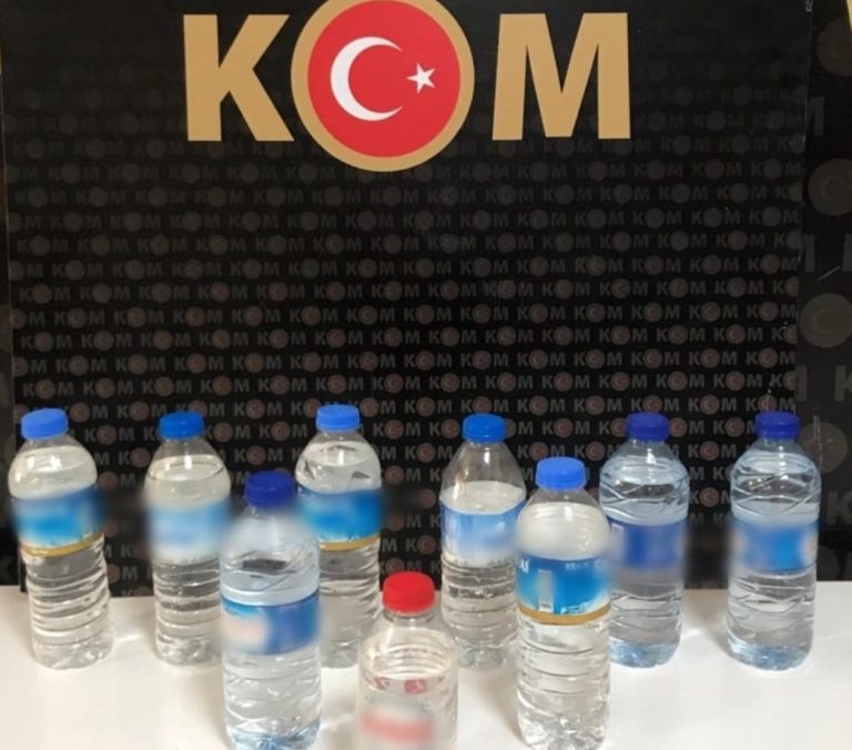 Yozgat’ta 41 litre kaçak içki ele geçirildi