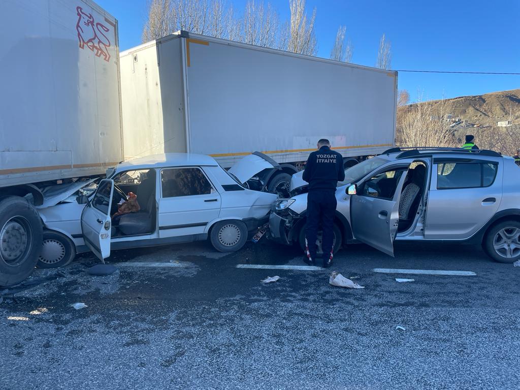 Yozgat’ta trafik kazası: 3 yaralı