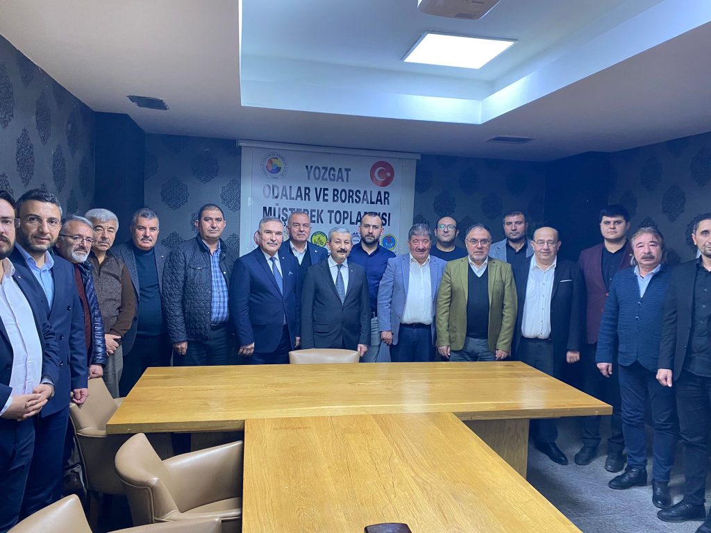 Yozgat TSO ev sahipliğinde oda ve borsa yöneticileri bir araya geldi