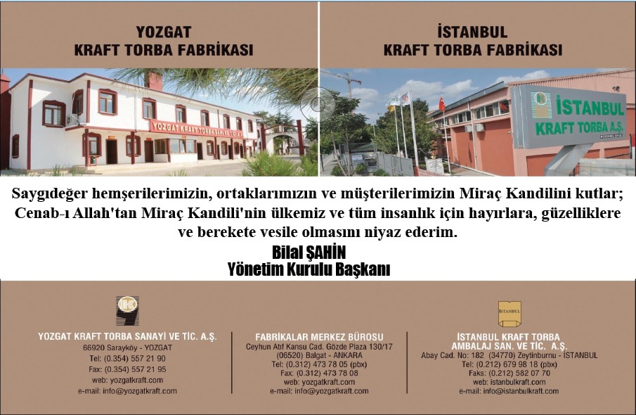 Bilal Şahin’den kandil mesajı