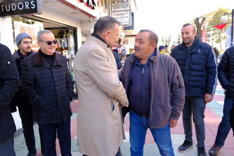 Açıkel,  Vatandaşlarla buluşuyor gönüllere dokunuyor