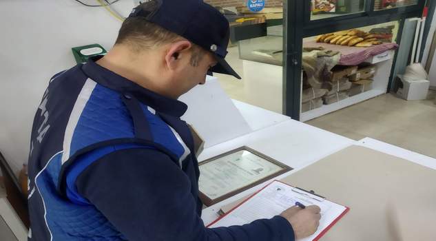 Zabıta ekiplerinden fırın denetimi
