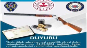 Emniyet’ten ruhsat yenileme uyarısı