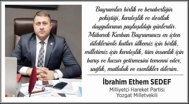 Milletvekili Sedef Yozgat halkının bayramını kutladı