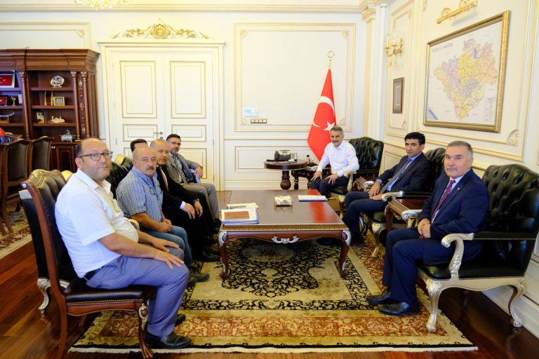 Yerköy İlçe yöneticilerinden Vali Özkan’a ziyaret