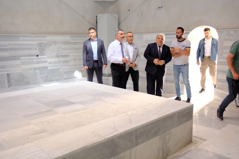 Asırlık tarihi hamamın restorasyonunda sona gelindi