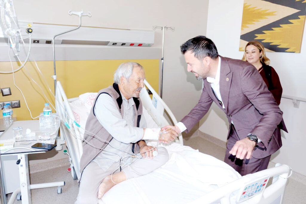 Milletvekili Şahan’dan hastalara moral ziyareti