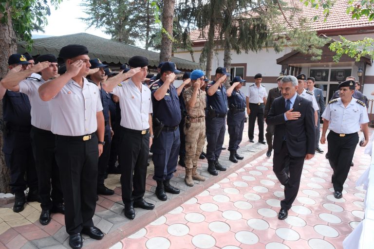 Vali Özkan Rütbe Terfi törenine katıldı