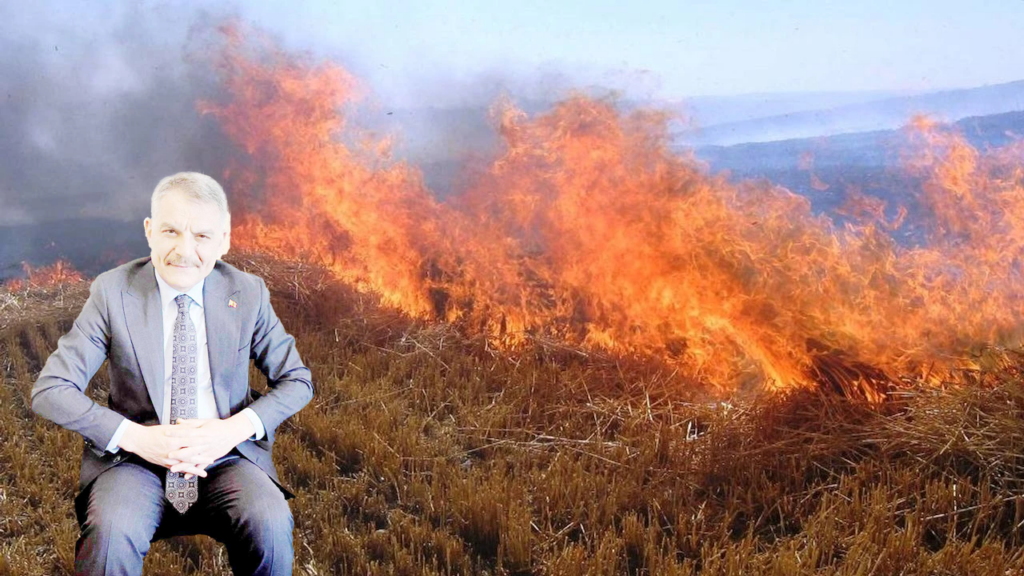 Vali Özkan: Anız yakmaktan kaçının
