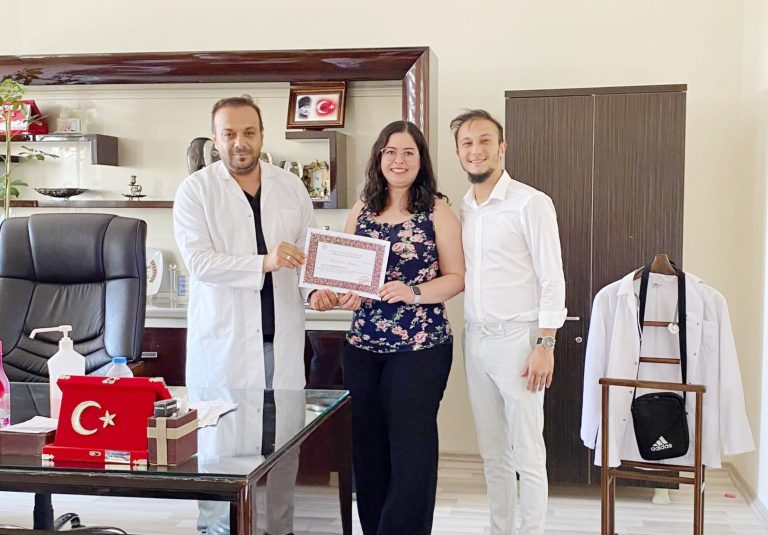 Başhekim Demir’den teşekkür belgesi