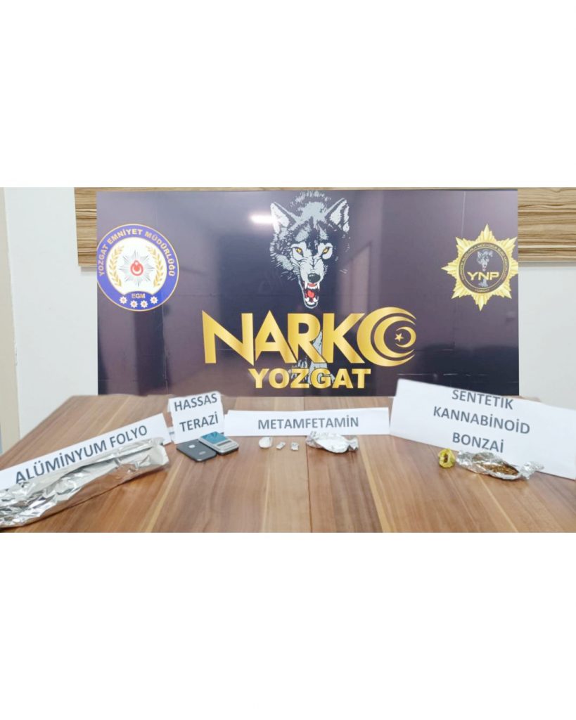 Yozgat’ta uyuşturucu operasyonu