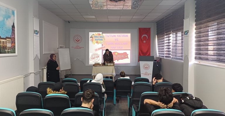 Çocuklar yerli malı haftası etkinliğinde eğlendi