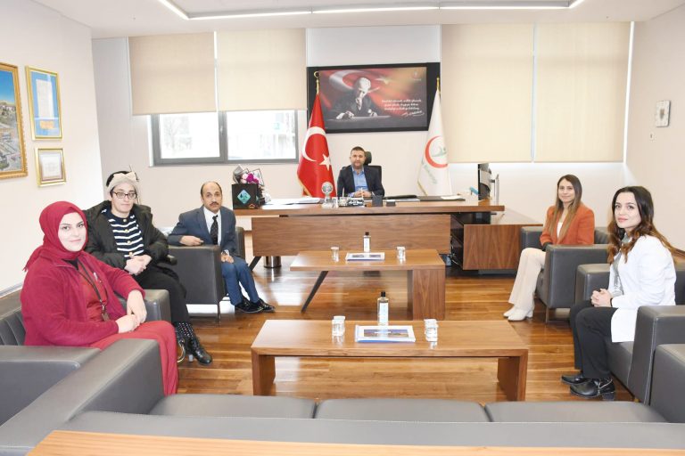 Bakım Merkezi personellerinden Başhekim Kozan’a ziyaret