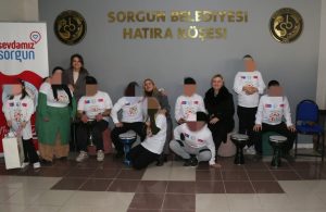 Arzu Özkan, engelli çocuklarla bir araya geldi