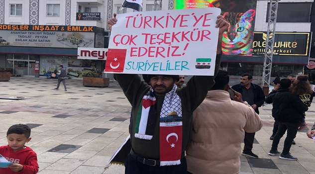 Suriyeliler Sorgun’da kutlama yaptı