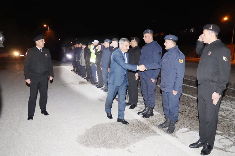 Vali Özkan: Jandarmamız görevini en iyi şekilde yerine getiriyor