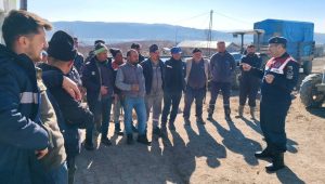 Jandarma bilgilendirdi