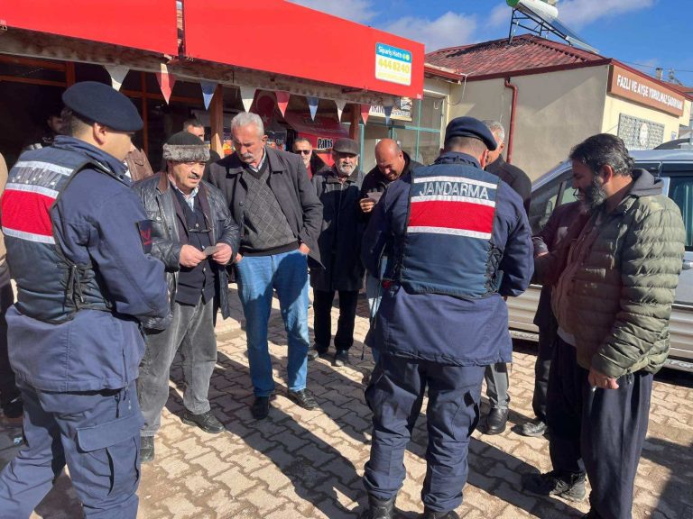 Jandarma ekiplerinden hırsızlık uyarısı