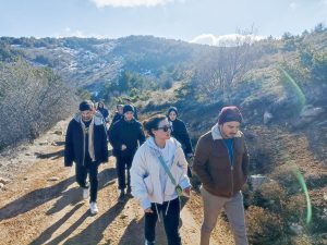 Yozgat’ta gençler çamlıkta yürüyüş yaptı, doğa eğitimi aldı