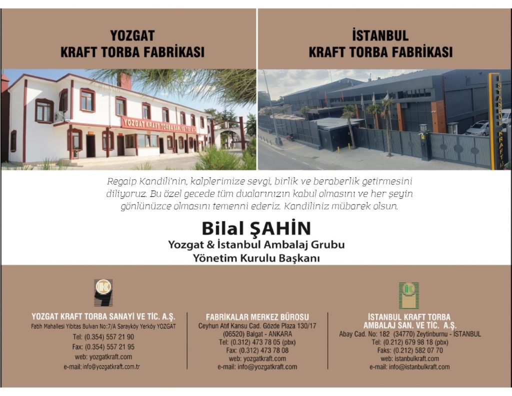 Hayırsever İş İnsanı Bilal Şahin’den Regaip Kandili Mesajı
