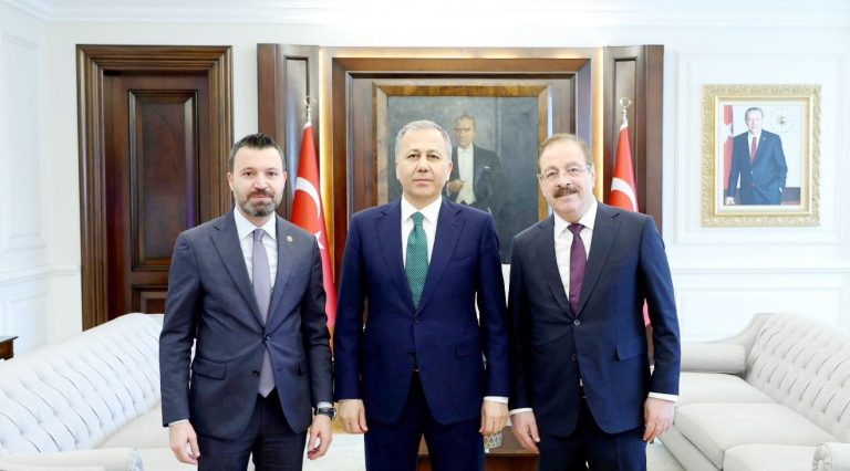 Akgül ve Şahan’dan Bakan Yerlikaya’ya ziyaret