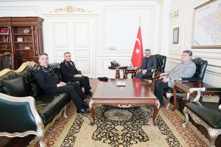 Tümgeneral Bulut’tan Vali Özkan’a ziyaret