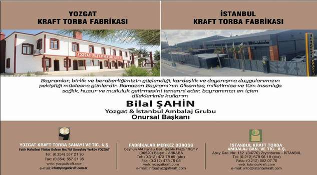 Hayırsever İş İnsanı Bilal Şahin, Yozgat halkının Ramazan Bayramını kutladı
