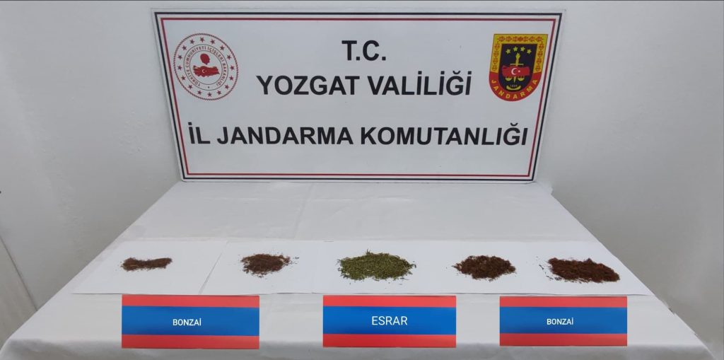 Yol kontrolünde uyuşturucu yakalandı
