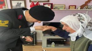 Jandarmadan vefa dolu buluşma