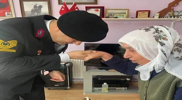 Jandarmadan vefa dolu buluşma