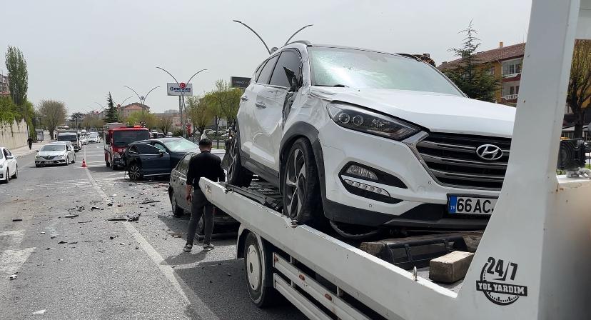 Yozgat’ta zincirleme trafik kazası: 6 yaralı
