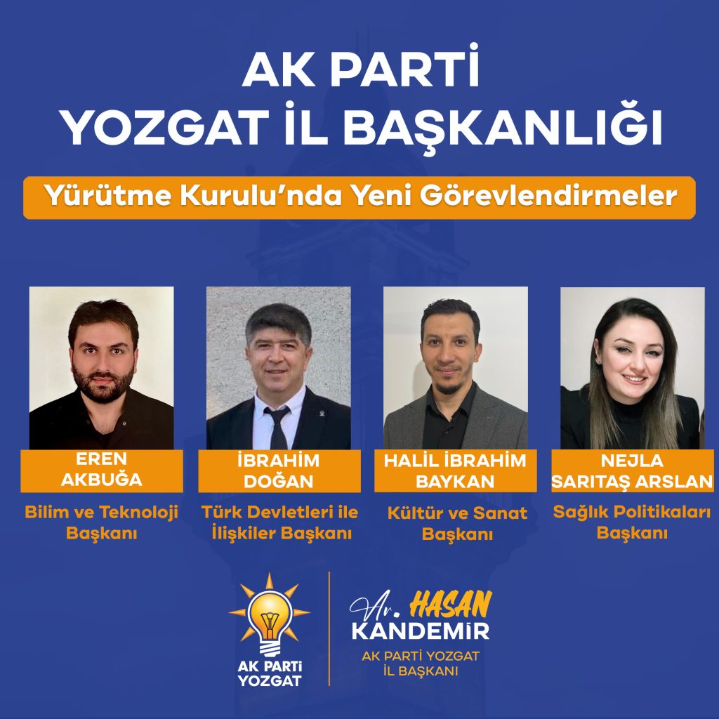AK Parti’de yeni görevlendirmeler