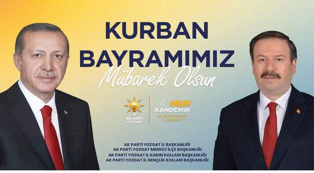 AK Parti Yozgat İl Başkanı Hasan Kandemir’den bayram mesajı