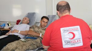 Jandarma’dan kan bağışına destek
