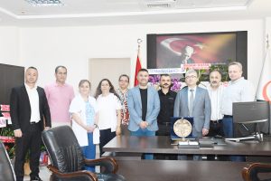 Kozan ve idari ekipten Karaarslan’a hayırlı olsun ziyareti